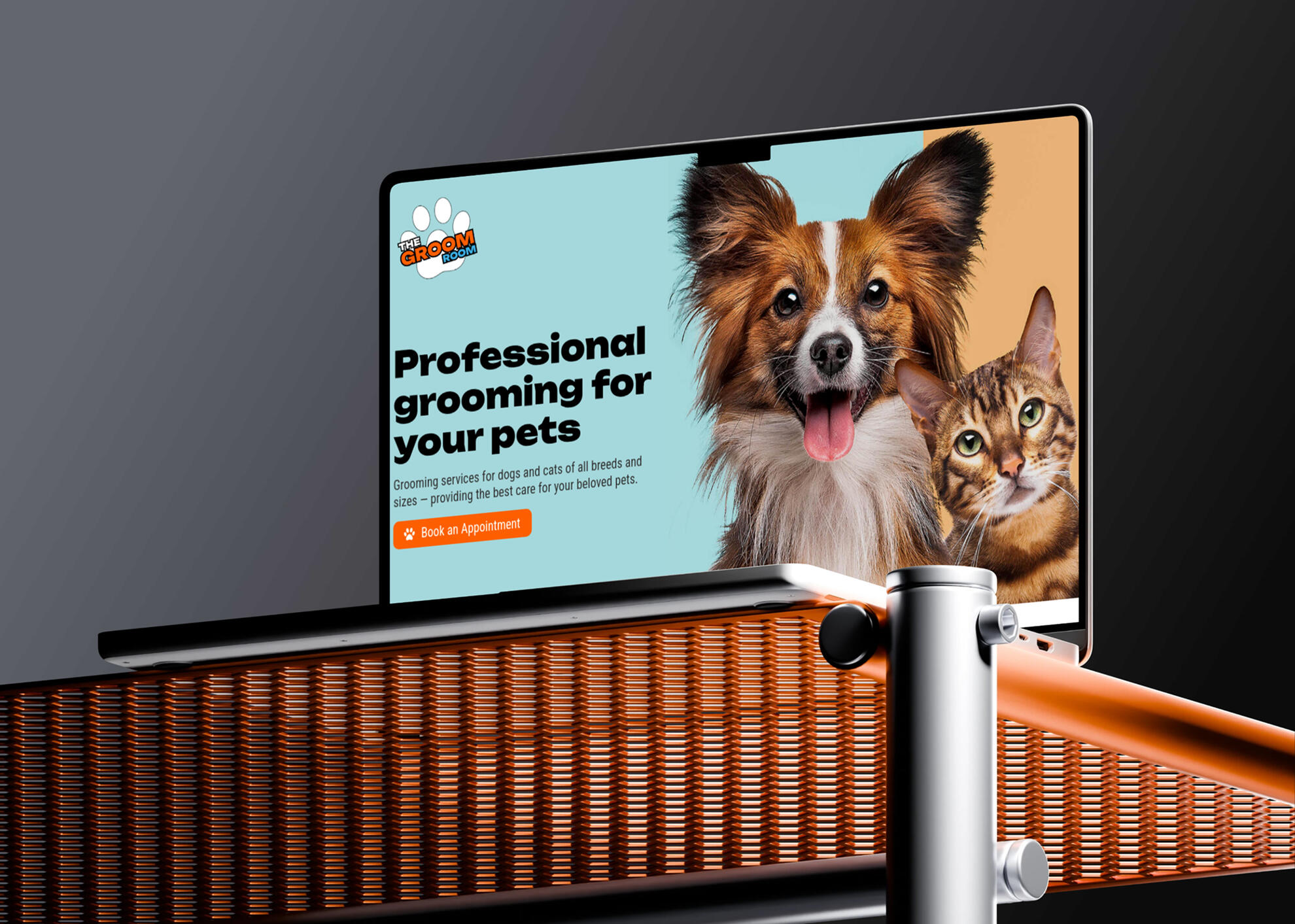 Carrd templates Grooming salon