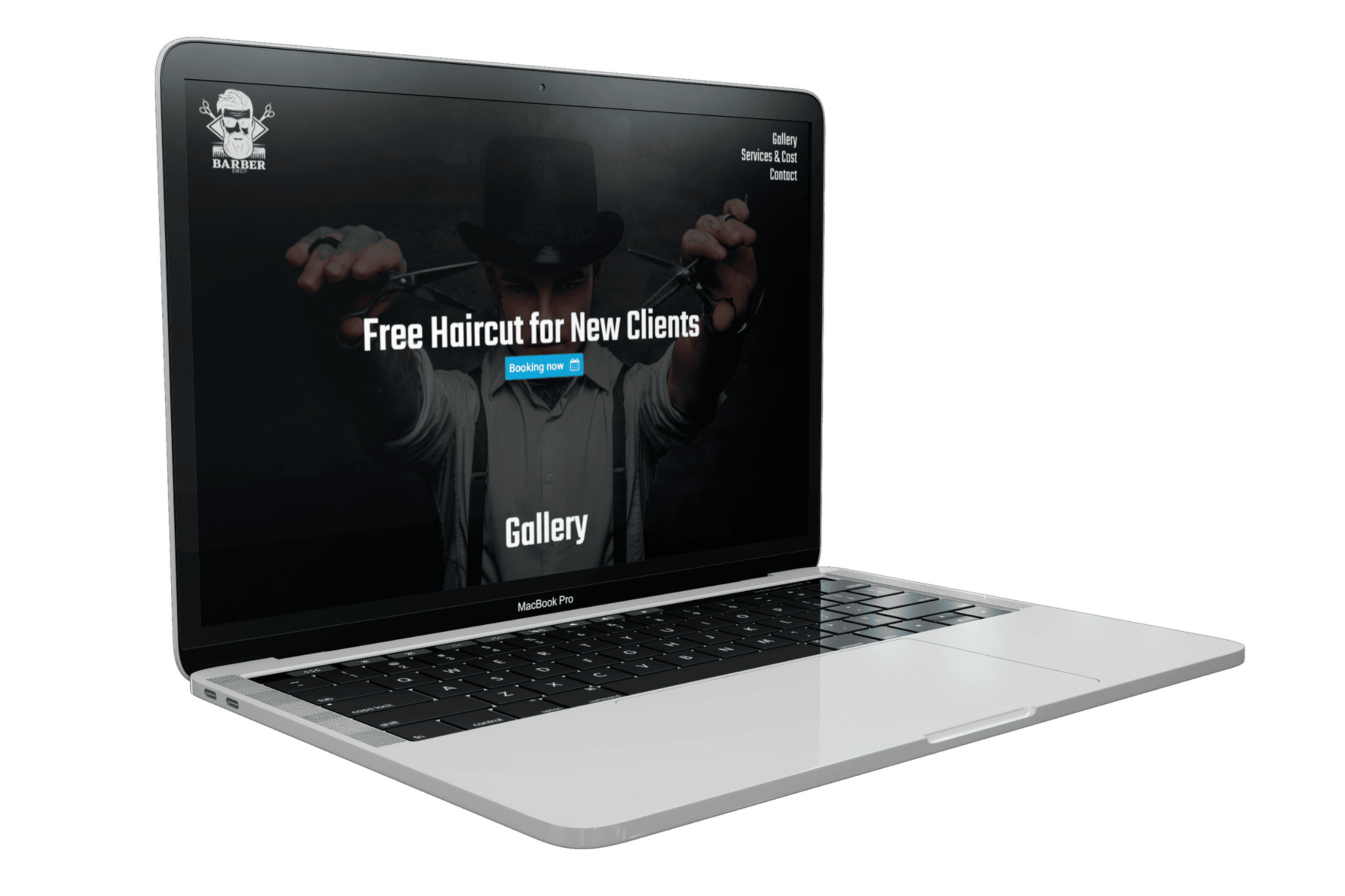 Carrd templates barbershop