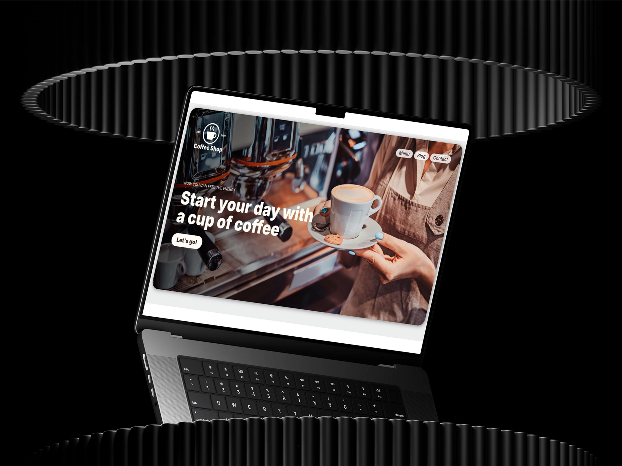 Carrd templates coffee shop